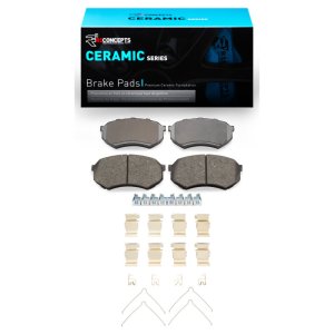 Mitsubishi Fuso FE Ceramic Brake Pads - Front - R1 Concepts - R1 Ceramic Pads and Hardware Kit - `89-`04